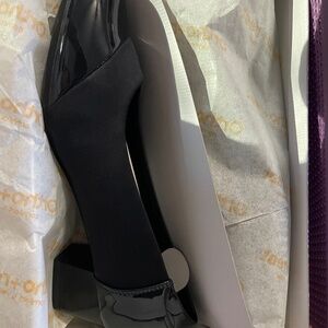 Ortho +rest Ladies Navy Blue Dress Shoes